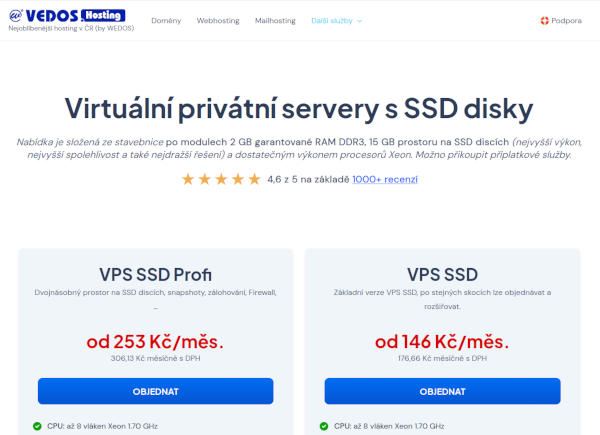 VEDOS VPS hosting