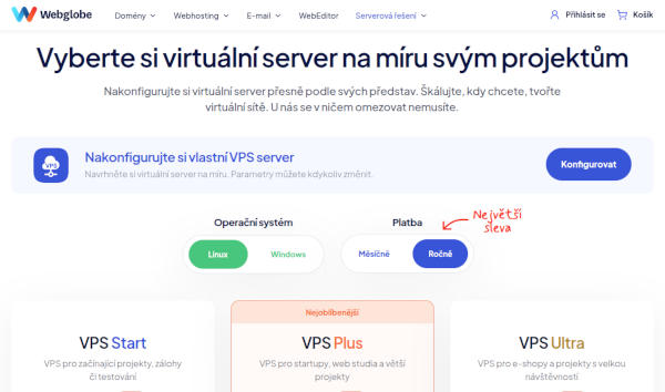 Webglobe VPS